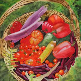 Art piece Harvest Vegetables