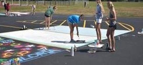 Student Parking Lot Comes to Life